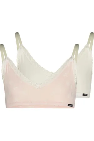 Skiny ® Bustier, 2er-Pack, Spitze, für Kinder, , 152