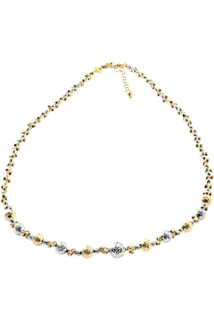 Vandenberg Damen Kugelkette "98394805B", 585er Weiß-/Gelbgold