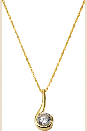 CELESTA ® Damen Kette mit Anhänger, 375er