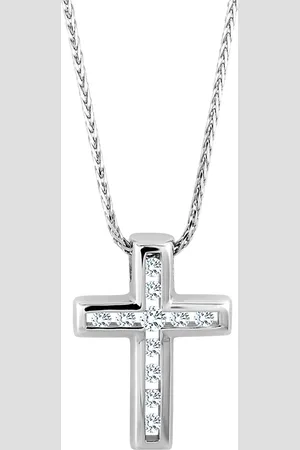 Moncara Damen Kette mit Anhänger, 585er 11 Diamanten zus. ca. 0,20 Karat