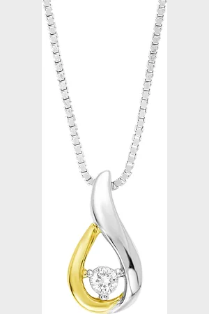 Amor Damen Kette mit Anhänger, 925er Silber