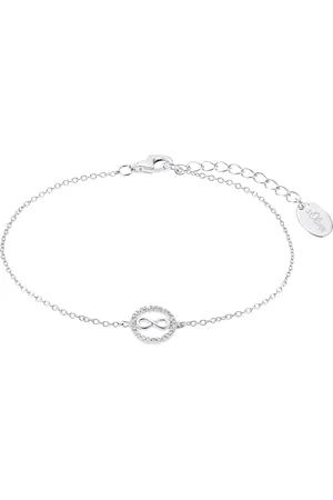 QS by s.Oliver Damen Armband "Infinity 2032571", 925er