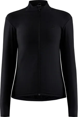 Craft Core Bike Essence Langarmshirt, Stehkragen, Reißverschluss, für Damen, , M