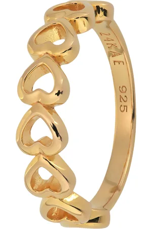 24Kae Damen Ring, 925er Silber