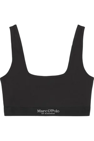 Marc O’ Polo Iconic Rib Bustier, Logo-Print, für Damen, , L