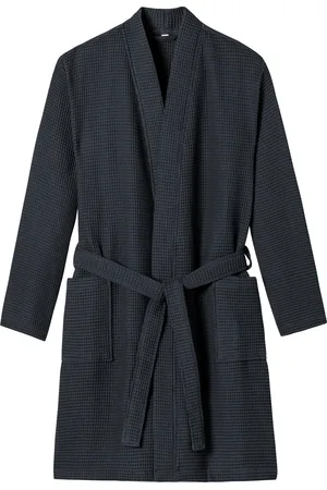 Schiesser Essentials Bademantel, Bio-Baumwolle, für Herren, , L