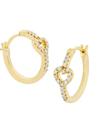 Vandenberg Damen Creolen, 375er mit 34 Diamanten, zus. ca. 0,10 Karat