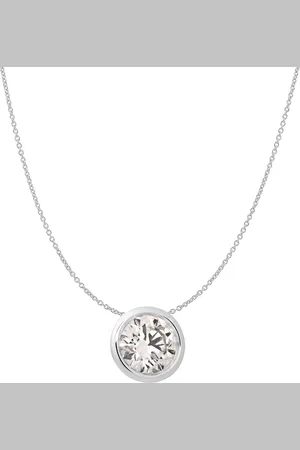 Moncara Damen Kette mit Anhänger, 585er Weißgold 1 Diamanten, zus. ca. 0,7 Karat