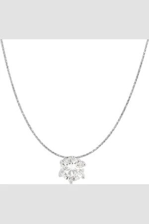Moncara Damen Kette mit Anhänger, 585er Gold 1 Diamant, ca. 0,40 Karat