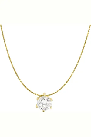 Moncara Damen Kette mit Anhänger, 585er 1 Diamant, ca. 0,40 Karat