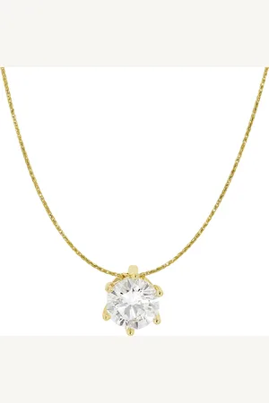 Moncara Damen Kette mit Anhänger, 585er 1 Diamant, ca. 1,0 Karat