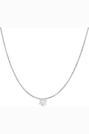 Moncara Damen Kette mit Anhänger, 585er Gold 1 Diamant, ca. 0,05 Karat