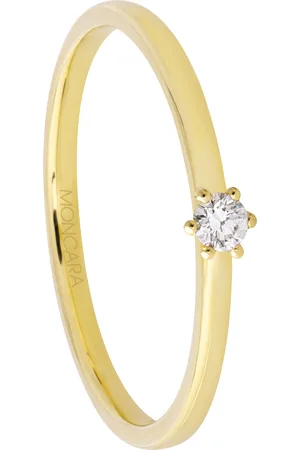 Moncara Damen Ring, 585er mit 1 Diamant, ca. 0,05 Karat