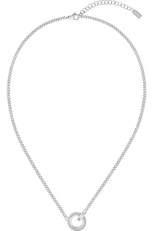HUGO BOSS Damen Kette mit Anhänger, Edelstahl