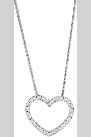 Moncara Damen Kette mit Anhänger, 375er 30 Diamanten, zus. ca. 0,10 Karat