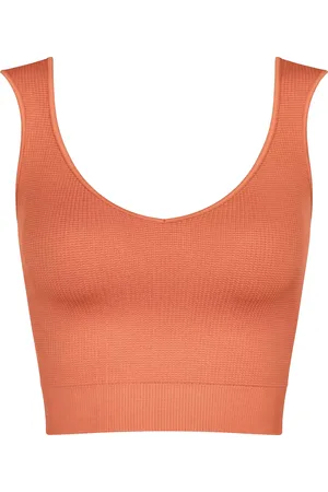 Sloggi Ever Infused Crop-Top, breite Träger, gerippte Struktur, für Damen, , S