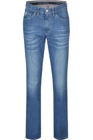 Club of Comfort Jeanshose "Henry", Used-Look, Slim-Fit, für Herren, , 38/30