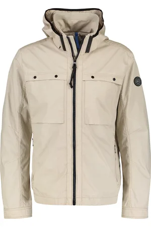 Lerros Übergangsjacke, Kapuze, Brusttaschen, für Herren, , XL