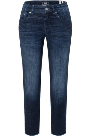 Mac Jeanshose, Slim Fit, Reißverschluss-Details, für Damen, , 36/26