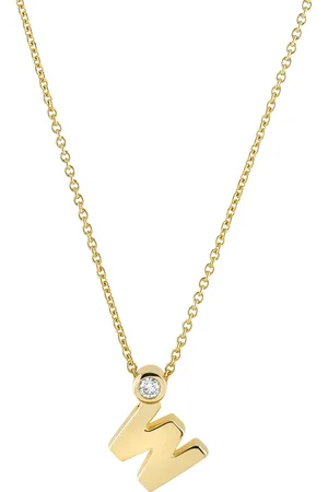 Moncara Damen Kette mit Anhänger, 375er Gold 1 Brillanten, zus. ca. 0,04 Karat