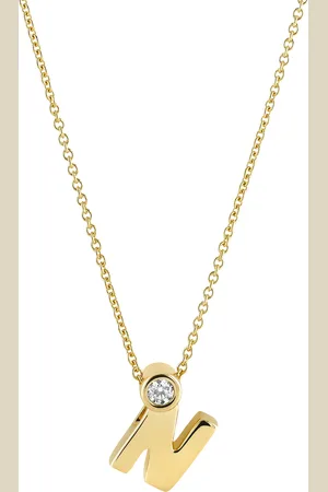Moncara Damen Kette mit Anhänger, 375er Gold 1 Brillanten, zus. ca. 0,04 Karat
