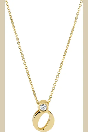 Moncara Damen Kette mit Anhänger, 375er Gold 1 Brillanten, zus. ca. 0,04 Karat