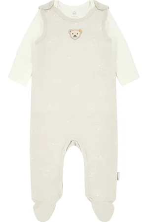 Steiff Stramplerset, 2-teilig, Bären-Patch, für Babys und Kleinkinder, , 62