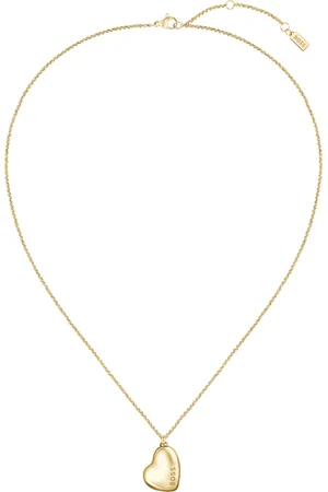 HUGO BOSS Damen Kette mit Anhänger, Edelstahl