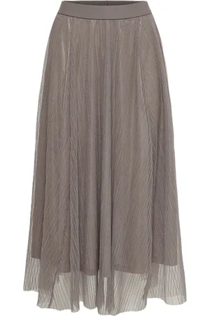 ONLY ® Faltenrock "Lavina", 7/8-Länge, für Damen, , XS