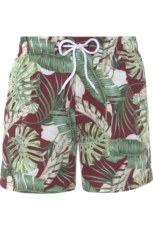 QS by s.Oliver Badehose, Gummibund, floral, für Herren, , XXL