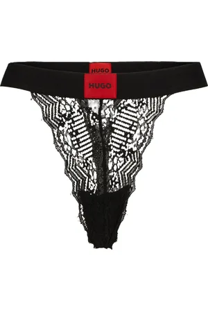 HUGO BOSS String, Spitze, Logobund, für Damen, , L