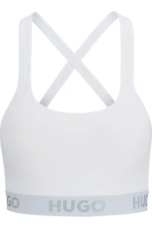 HUGO BOSS Bustier, Logo-Bund, kreuzende Träger, uni, für Damen, , XL