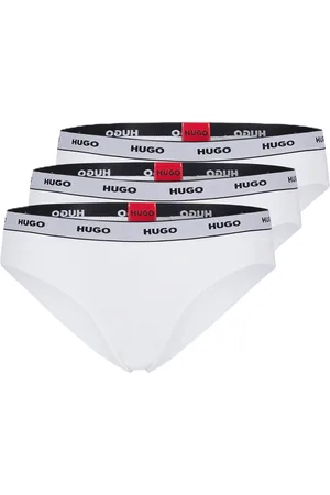 HUGO BOSS Stripe Slip, 3er-Pack, Logo-Bund, für Damen, , XXL