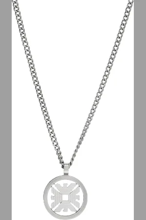 Emporio Armani Herren Kette mit Anhänger, Edelstahl