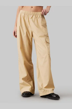 Calvin Klein Cargohose, Baumwolle, Gummibund, für Damen, , XL