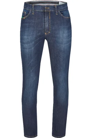 Club of Comfort Jeanshose "Henry", Used-Look, Slim-Fit, für Herren, , 38/32