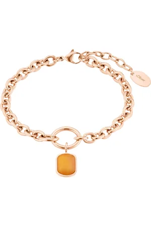 QS by s.Oliver Damen Armband, Edelstahl mit Aventurin