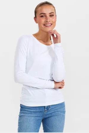 Numph Langarmshirt, Baumwollanteil, für Damen, , XL