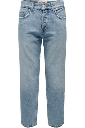 Only & Sons Jeanshose, Baumwolle, Waschung, für Herren, , 32/34