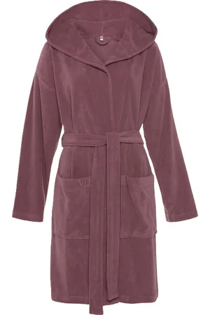 VIVANCE DREAMS Basic Bademantel, Kapuze, für Damen, , XL