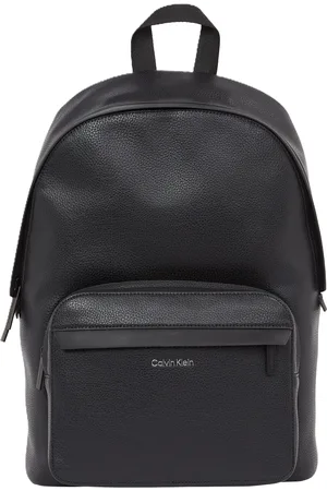 Calvin Klein Rucksack, Kunstleder, Emblem, für Herren