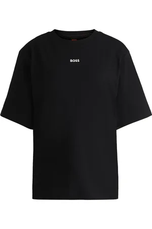 HUGO BOSS T-Shirt, Rundhals-Ausschnitt, Logo-Detail, für Damen, , S