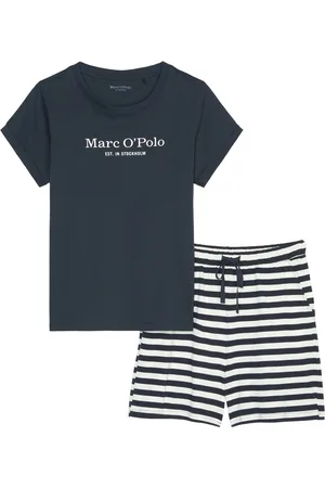Marc O’ Polo Shorty, Logo-Print, Diagonaltaschen, für Damen, , M