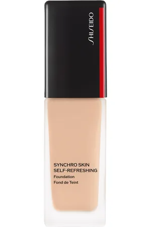Shiseido Synchro Skin Self Refreshing Foundation Spf 30, Gesichts Make-up, foundation, Fluid, (LINEN 220), langanhaltend/wasserfest/mattierend, Deckkraft: Mittel bis Hoch