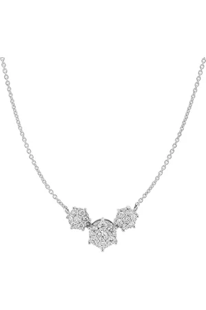 Moncara Damen Kette mit Anhänger, 585er Gold 39 Diamanten, zus. ca. 0,50 Karat