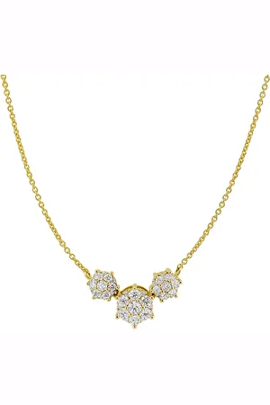 Moncara Damen Kette mit Anhänger, 585er Gold 39 Diamanten, zus. ca. 0,50 Karat