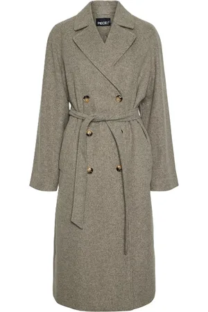 Pieces® Trenchcoat "Marbel", Reverskragen, für Damen, , L