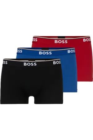 HUGO BOSS Pants, 3er-Pack, Baumwollmix, Logo-Bund, für Herren, , L