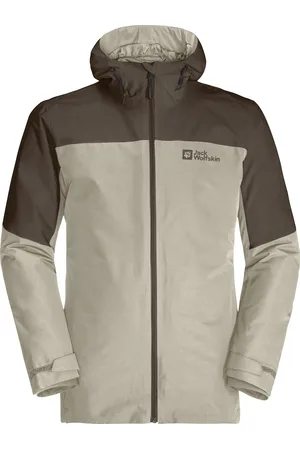 Jack Wolfskin Doppeljacke "Glaabach 3in1", verstellbare Kapuze, für Herren, , L