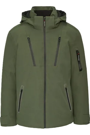 QS by s.Oliver Funktionsjacke, wasserabweisend, Stehkragen, für Herren, , S